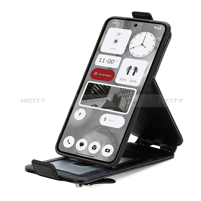 Custodia In Pelle Flip S01D per Nothing Phone 2