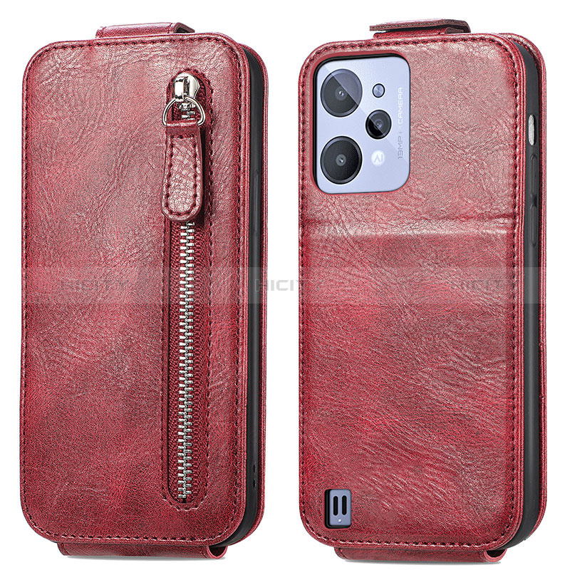 Custodia In Pelle Flip S01D per Realme C31