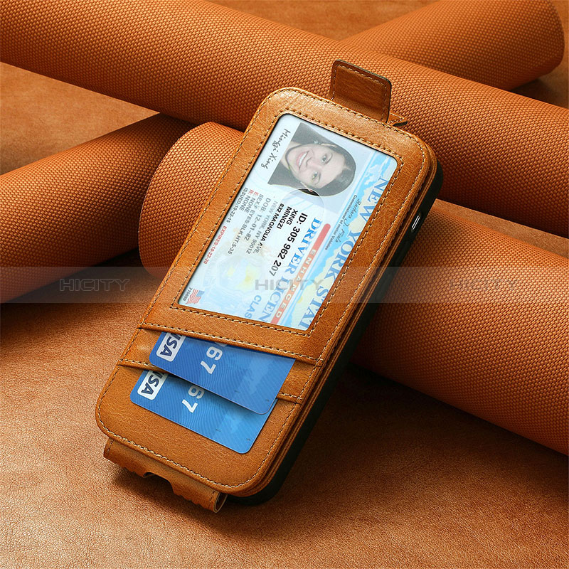 Custodia In Pelle Flip S01D per Samsung Galaxy S24 5G