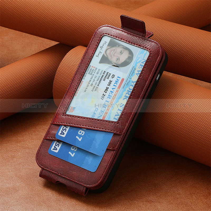 Custodia In Pelle Flip S01D per Samsung Galaxy S24 Ultra 5G