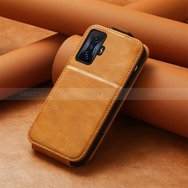 Custodia In Pelle Flip S01D per Xiaomi Poco F4 GT 5G