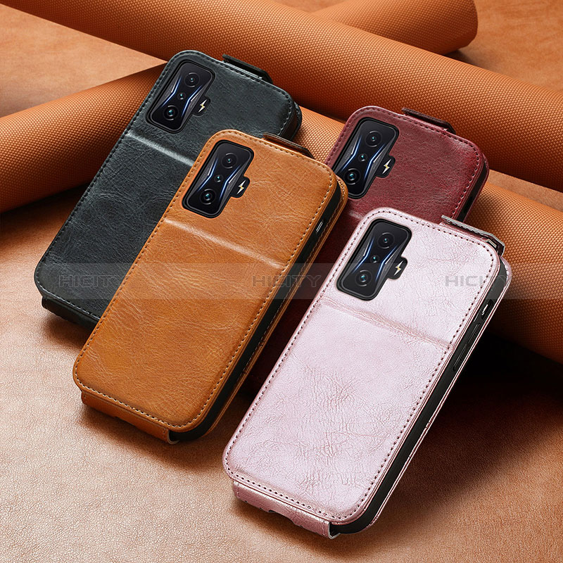 Custodia In Pelle Flip S01D per Xiaomi Poco F4 GT 5G