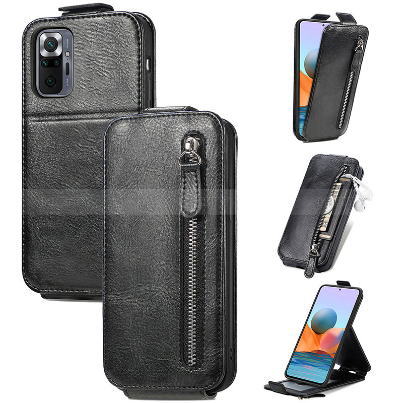 Custodia In Pelle Flip S01D per Xiaomi Redmi Note 10 Pro Max