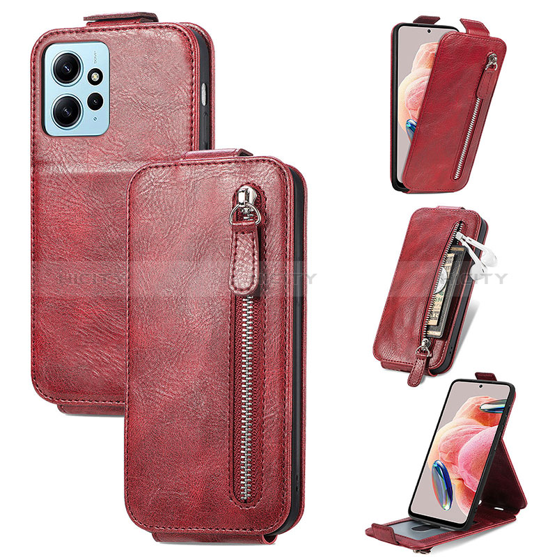 Custodia In Pelle Flip S01D per Xiaomi Redmi Note 12 4G