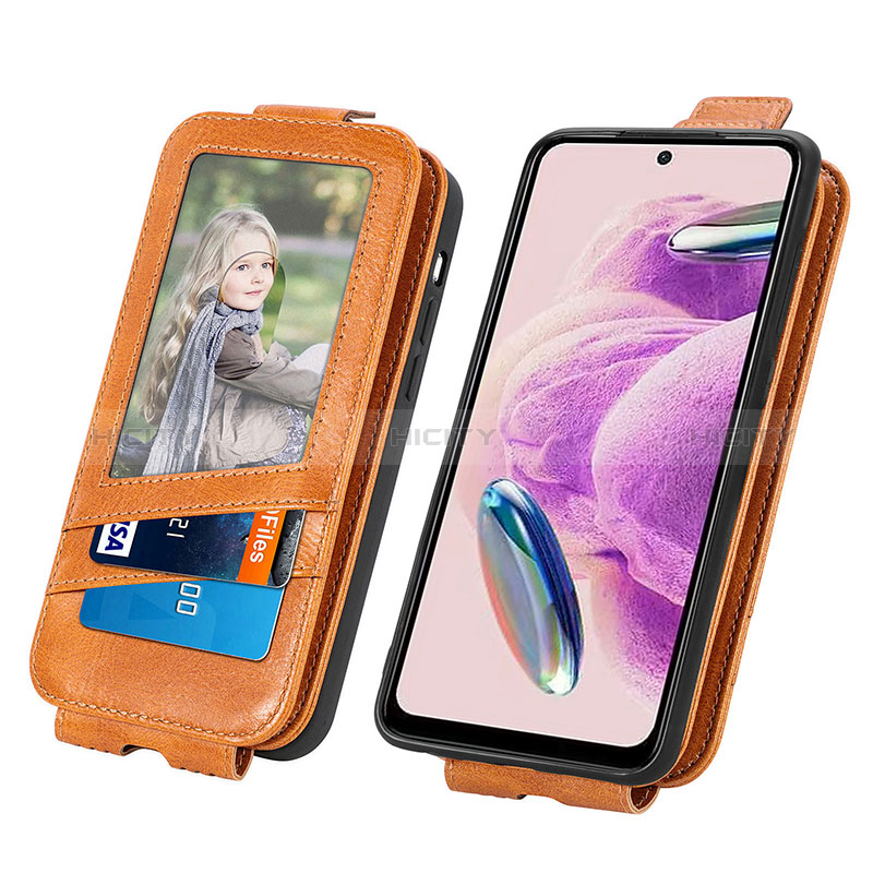 Custodia In Pelle Flip S01D per Xiaomi Redmi Note 12S