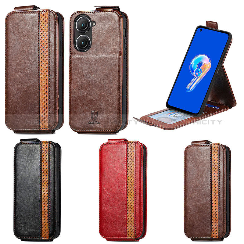 Custodia In Pelle Flip S02D per Asus Zenfone 9