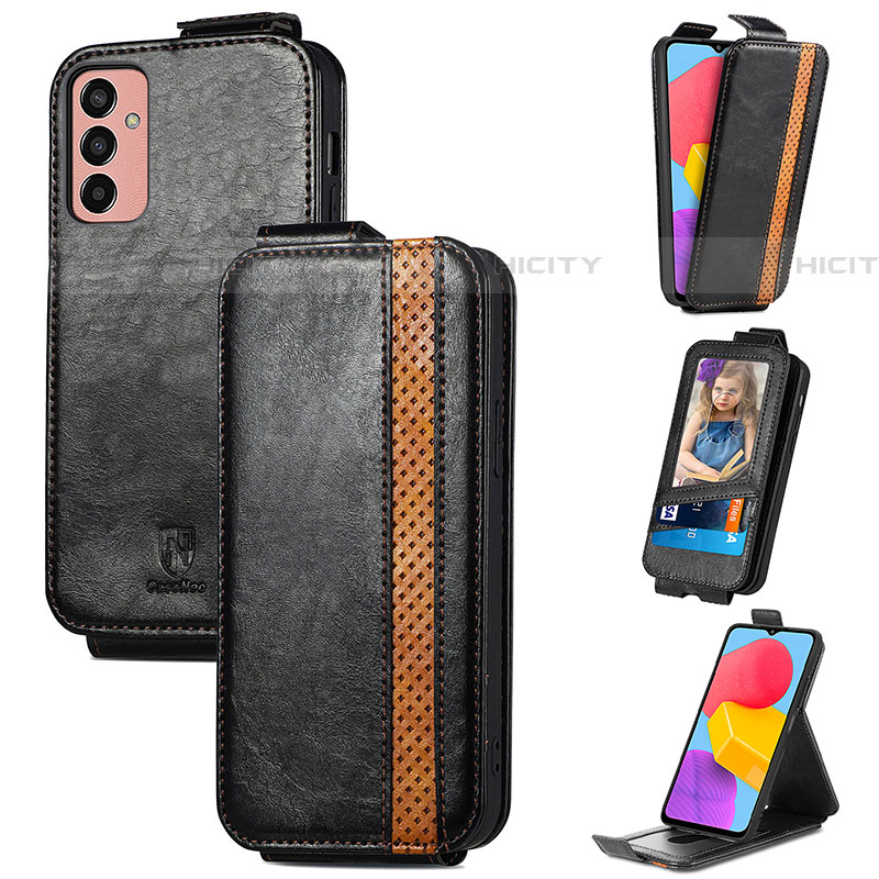 Custodia In Pelle Flip S02D per Samsung Galaxy F13 4G