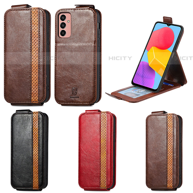 Custodia In Pelle Flip S02D per Samsung Galaxy M13 4G