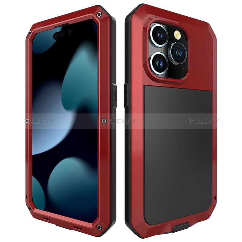 Custodia Lusso Alluminio Cover 360 Gradi HJ1 per Apple iPhone 14 Pro Max