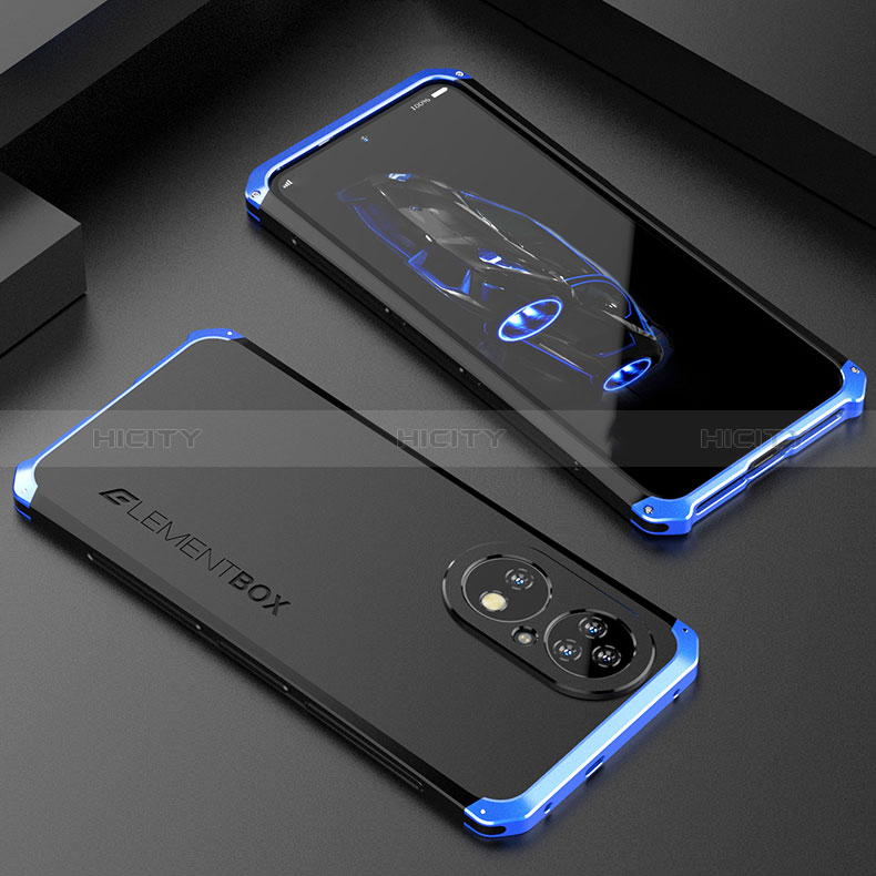 Custodia Lusso Alluminio Cover 360 Gradi P01 per Huawei P50 Pro