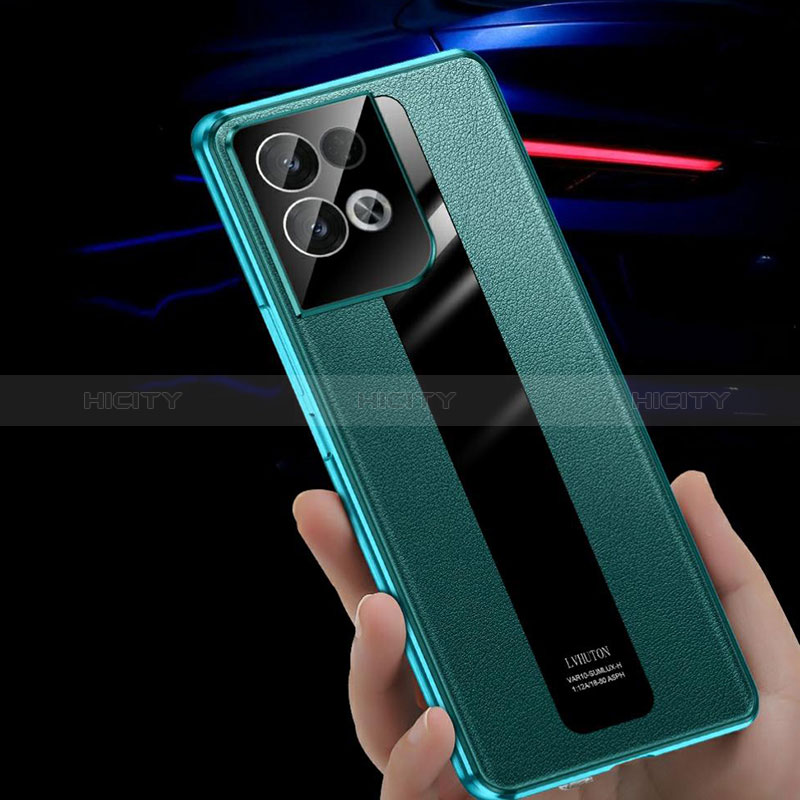 Custodia Lusso Alluminio Cover 360 Gradi P01 per Oppo Reno9 Pro+ Plus 5G