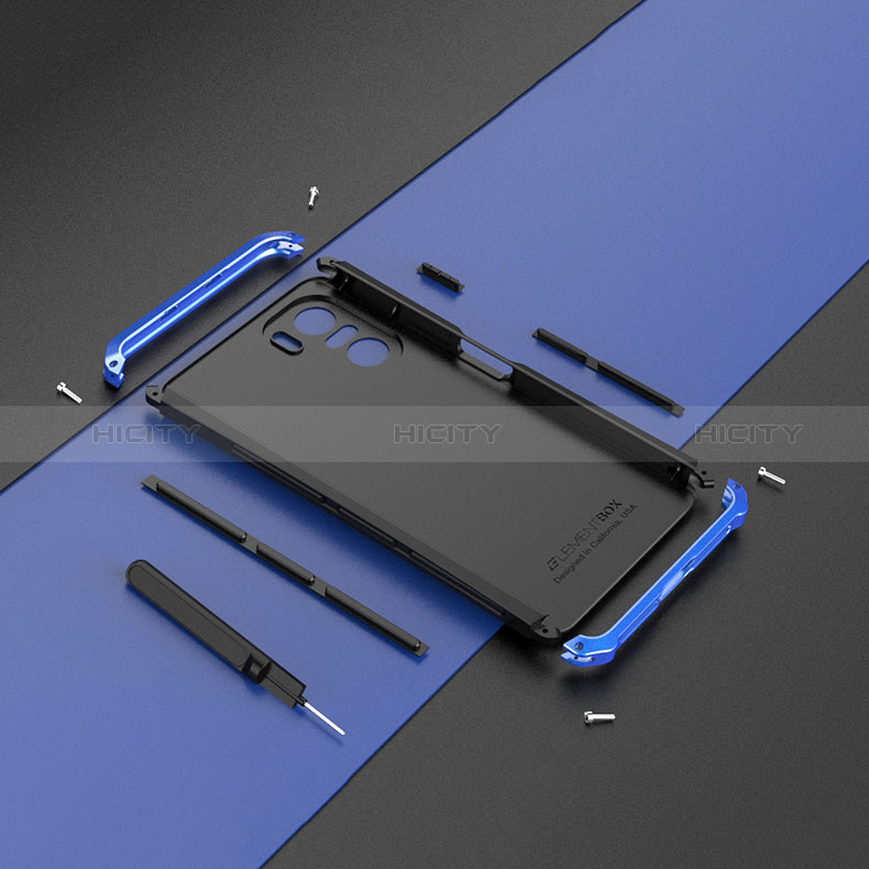 Custodia Lusso Alluminio Cover 360 Gradi P01 per Xiaomi Poco F3 5G