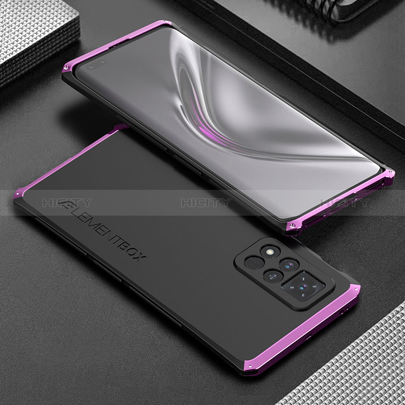 Custodia Lusso Alluminio Cover 360 Gradi per Huawei Honor V40 5G