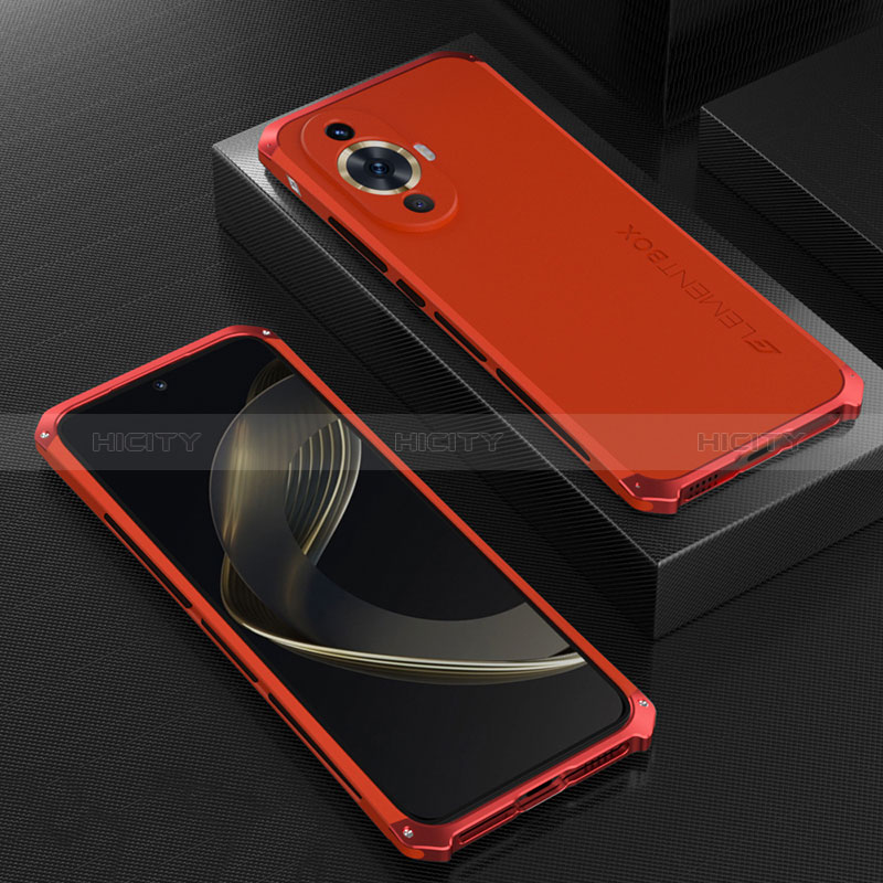 Custodia Lusso Alluminio Cover 360 Gradi per Huawei Nova 11