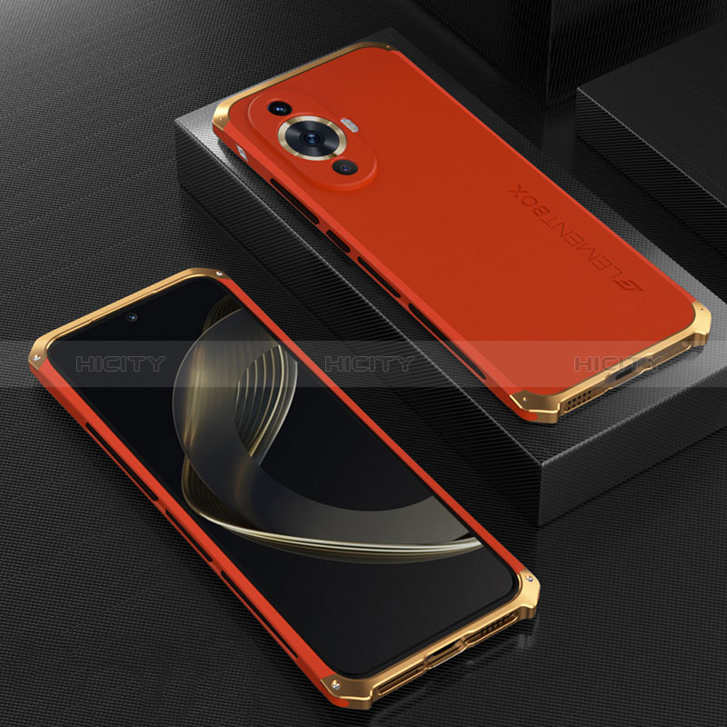 Custodia Lusso Alluminio Cover 360 Gradi per Huawei Nova 11