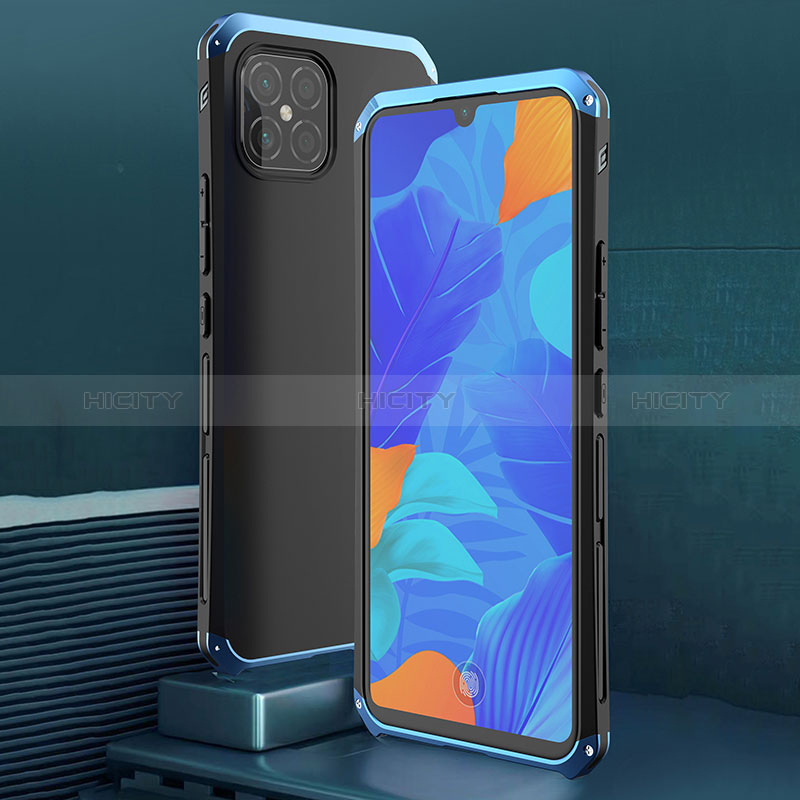 Custodia Lusso Alluminio Cover 360 Gradi per Huawei Nova 8 SE 4G