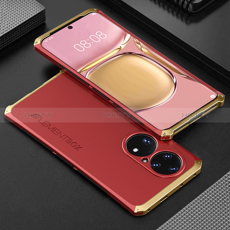 Custodia Lusso Alluminio Cover 360 Gradi per Huawei P50