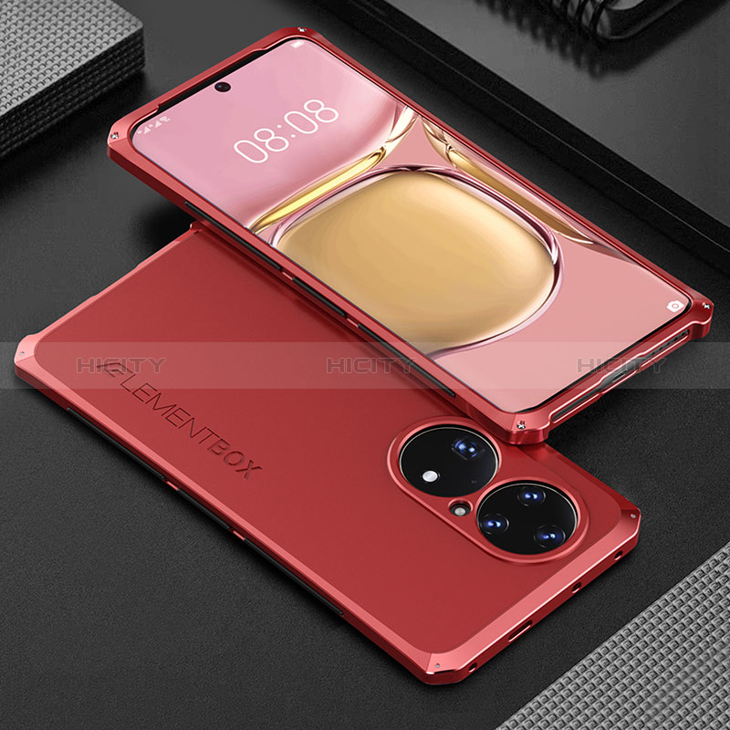 Custodia Lusso Alluminio Cover 360 Gradi per Huawei P50 Pro