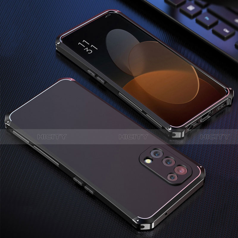 Custodia Lusso Alluminio Cover 360 Gradi per Oppo Find X3 Lite 5G