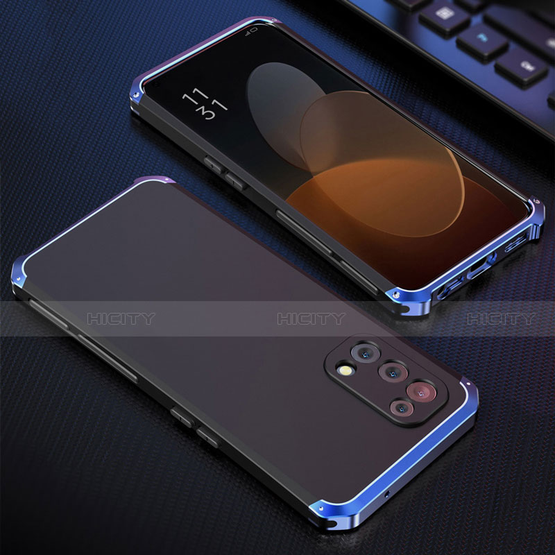 Custodia Lusso Alluminio Cover 360 Gradi per Oppo Reno5 5G