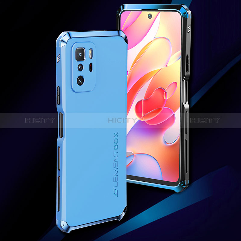 Custodia Lusso Alluminio Cover 360 Gradi per Xiaomi Poco X3 GT 5G