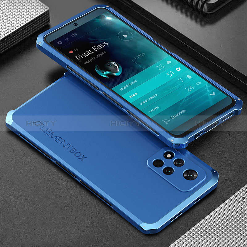 Custodia Lusso Alluminio Cover 360 Gradi per Xiaomi Poco X4 NFC