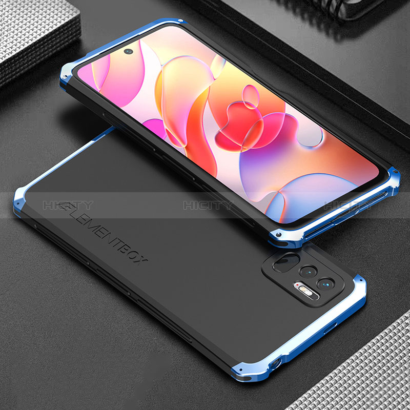 Custodia Lusso Alluminio Cover 360 Gradi per Xiaomi Redmi Note 10 JE 5G