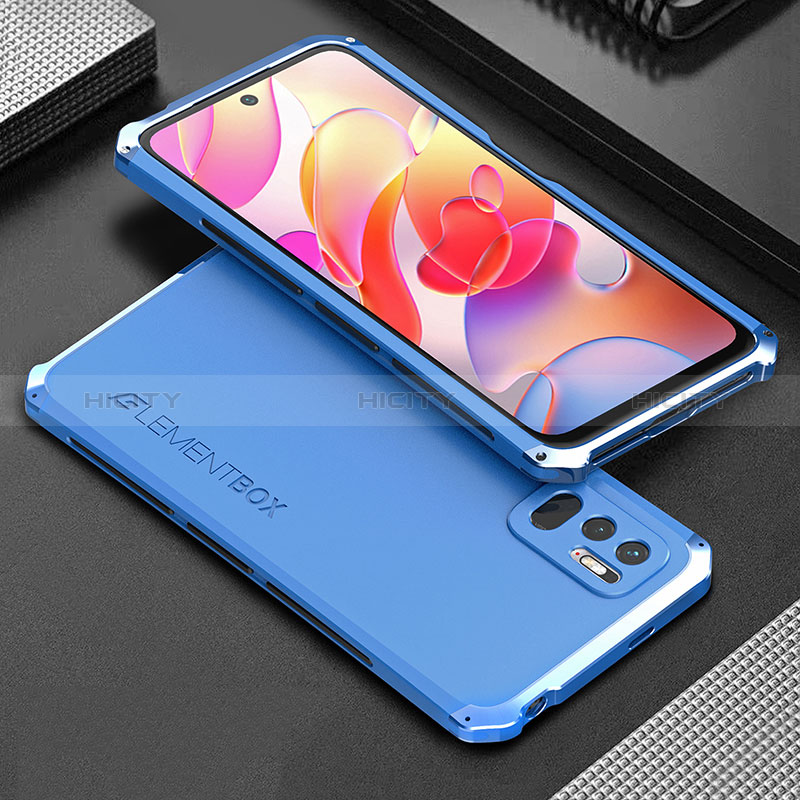 Custodia Lusso Alluminio Cover 360 Gradi per Xiaomi Redmi Note 10 JE 5G