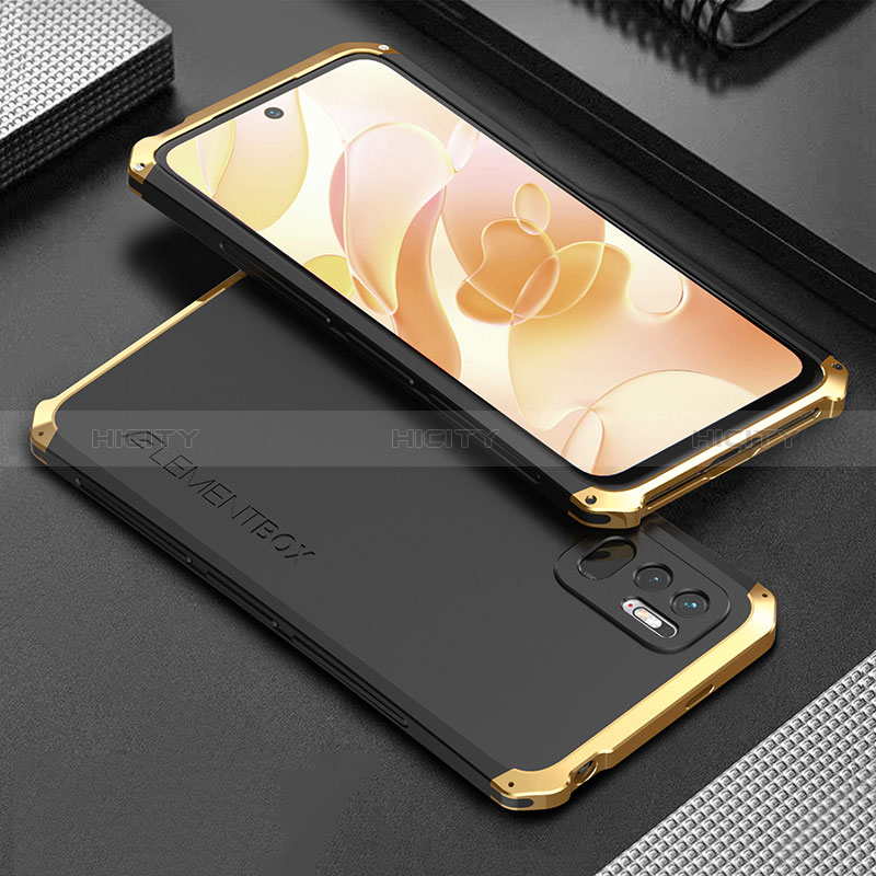 Custodia Lusso Alluminio Cover 360 Gradi per Xiaomi Redmi Note 10 JE 5G