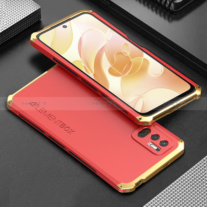 Custodia Lusso Alluminio Cover 360 Gradi per Xiaomi Redmi Note 10 JE 5G