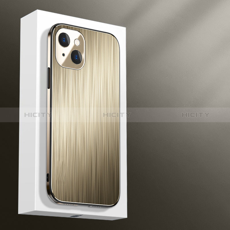 Custodia Lusso Alluminio Cover M01 per Apple iPhone 15 Oro