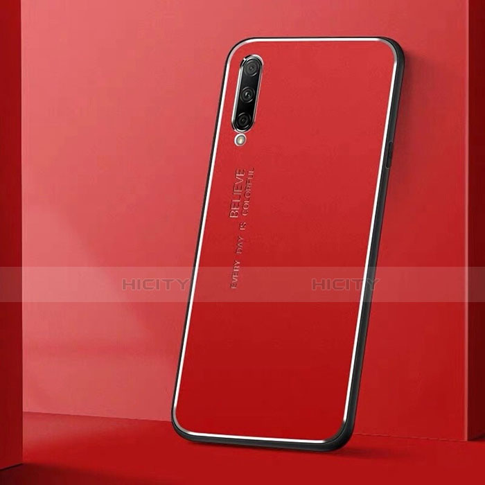 Custodia Lusso Alluminio Cover M01 per Huawei Honor 9X Pro Rosso