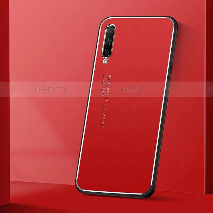 Custodia Lusso Alluminio Cover M01 per Huawei P Smart Pro (2019) Rosso