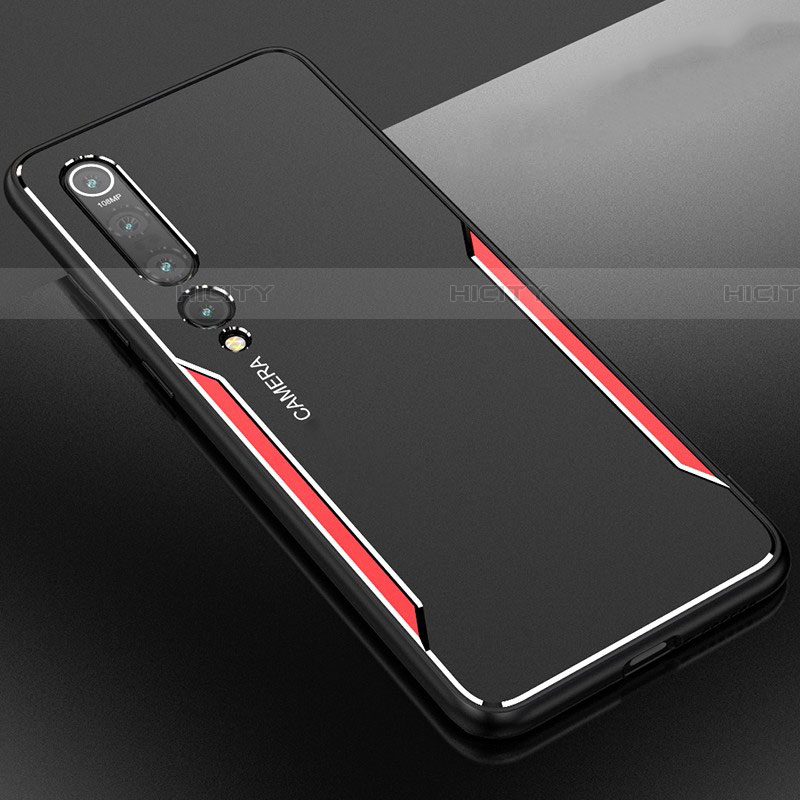 Custodia Lusso Alluminio Cover M01 per Xiaomi Mi 10 Pro Rosso