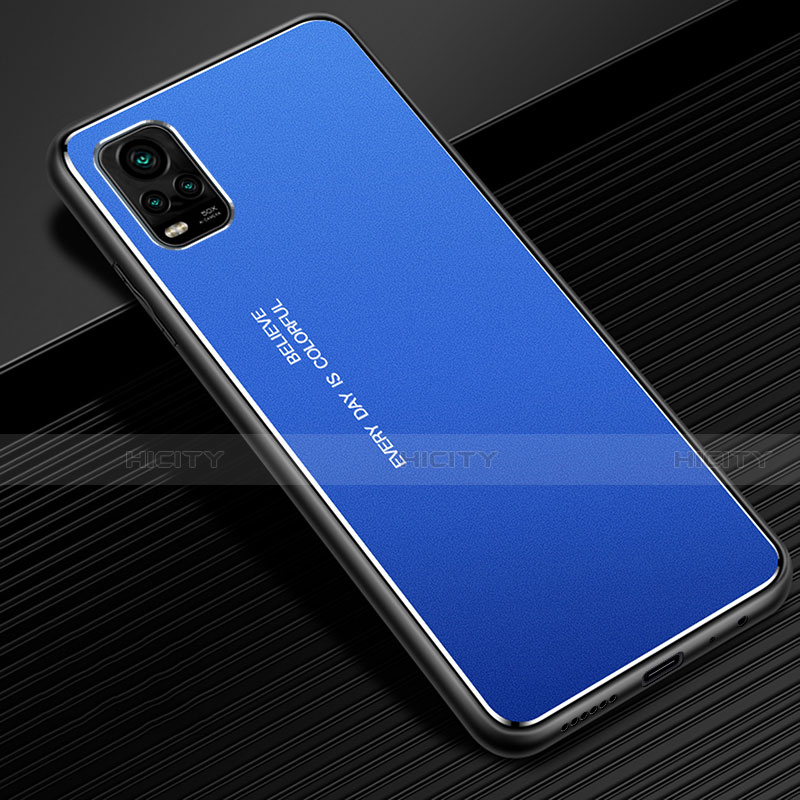 Custodia Lusso Alluminio Cover M02 per Vivo V20 Pro 5G Blu