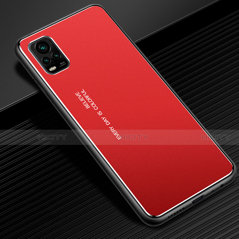 Custodia Lusso Alluminio Cover M02 per Vivo V20 Pro 5G Rosso