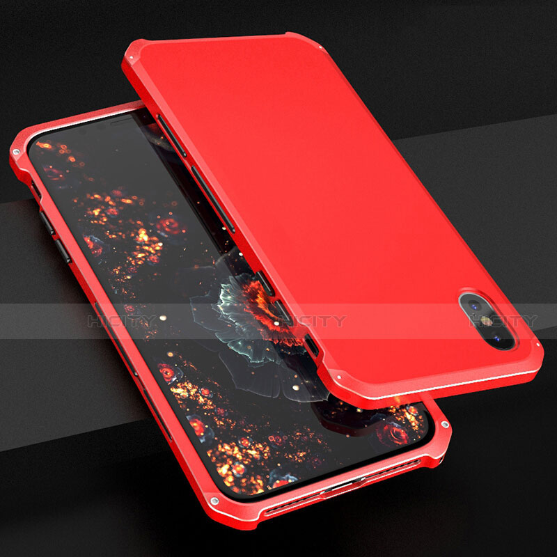 Custodia Lusso Alluminio Cover per Apple iPhone Xs