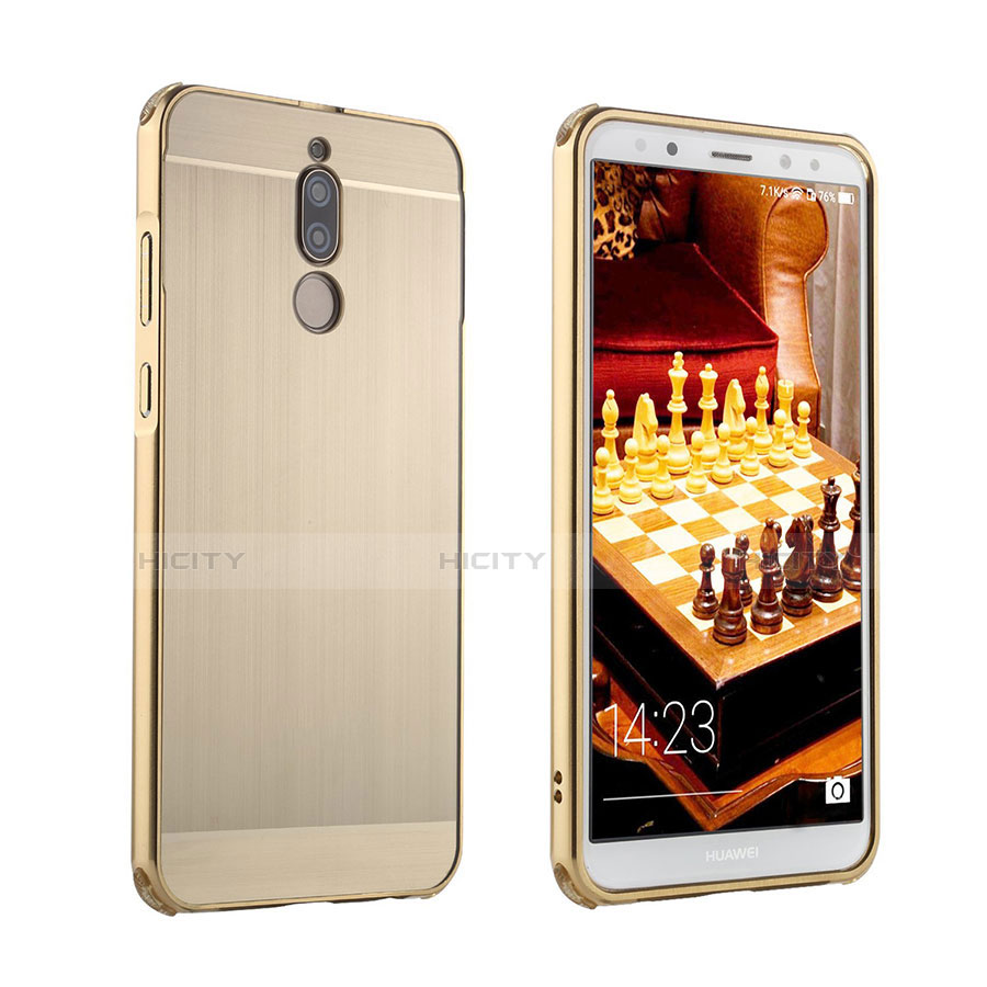 Custodia Lusso Alluminio Cover per Huawei G10 Oro