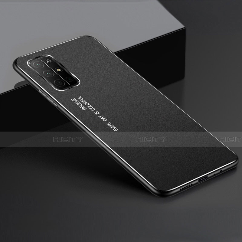 Custodia Lusso Alluminio Cover per Huawei Honor 30S Nero