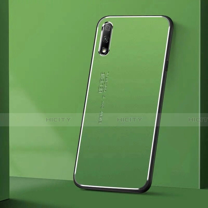 Custodia Lusso Alluminio Cover per Huawei Honor 9X Verde