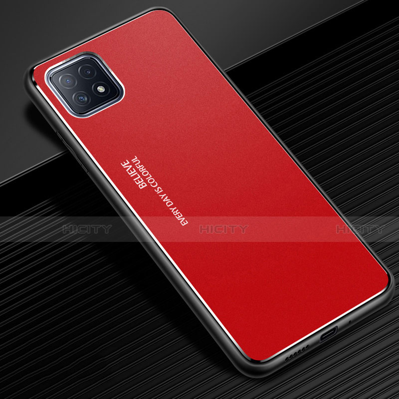 Custodia Lusso Alluminio Cover per Oppo A73 5G