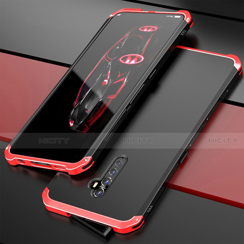 Custodia Lusso Alluminio Cover per Oppo Reno2