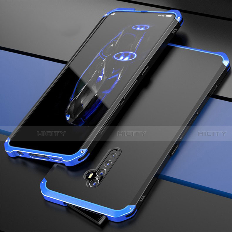 Custodia Lusso Alluminio Cover per Oppo Reno2