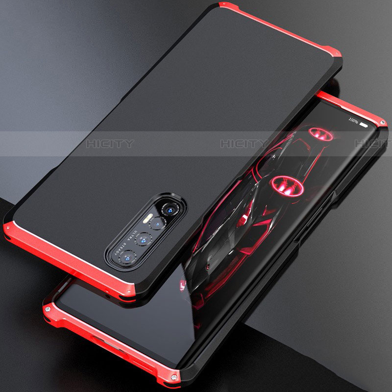 Custodia Lusso Alluminio Cover per Oppo Reno3 Pro