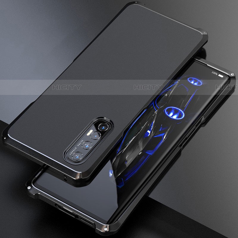 Custodia Lusso Alluminio Cover per Oppo Reno3 Pro