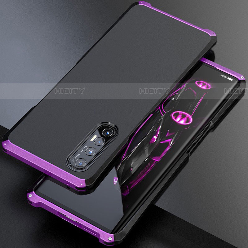 Custodia Lusso Alluminio Cover per Oppo Reno3 Pro