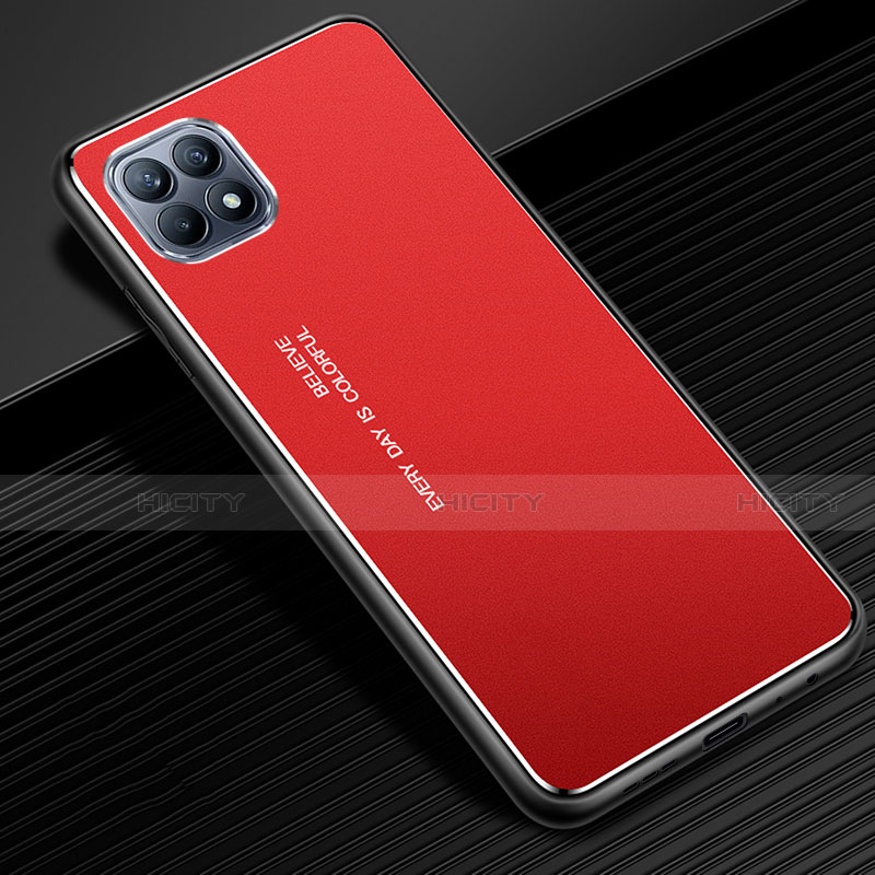 Custodia Lusso Alluminio Cover per Oppo Reno4 SE 5G