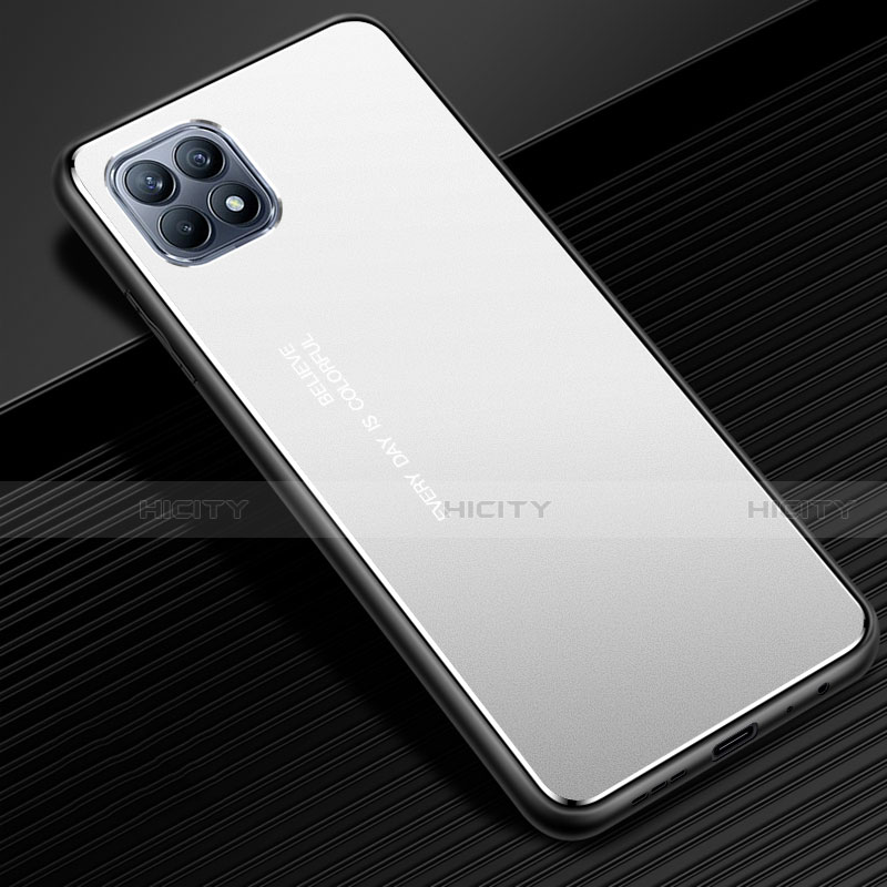 Custodia Lusso Alluminio Cover per Oppo Reno4 SE 5G