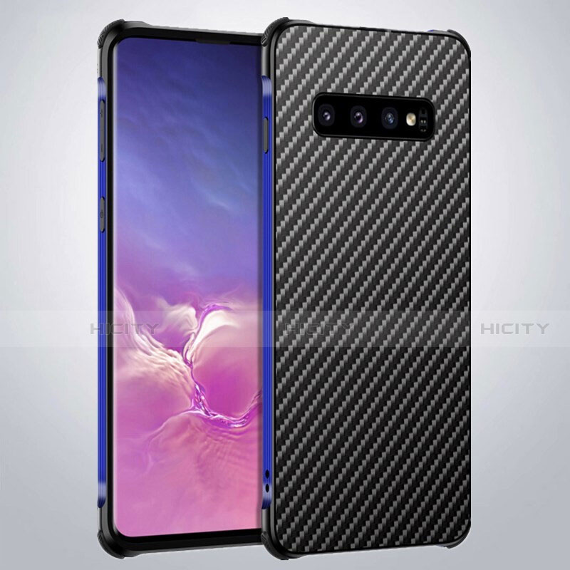 Custodia Lusso Alluminio Cover per Samsung Galaxy S10 Plus