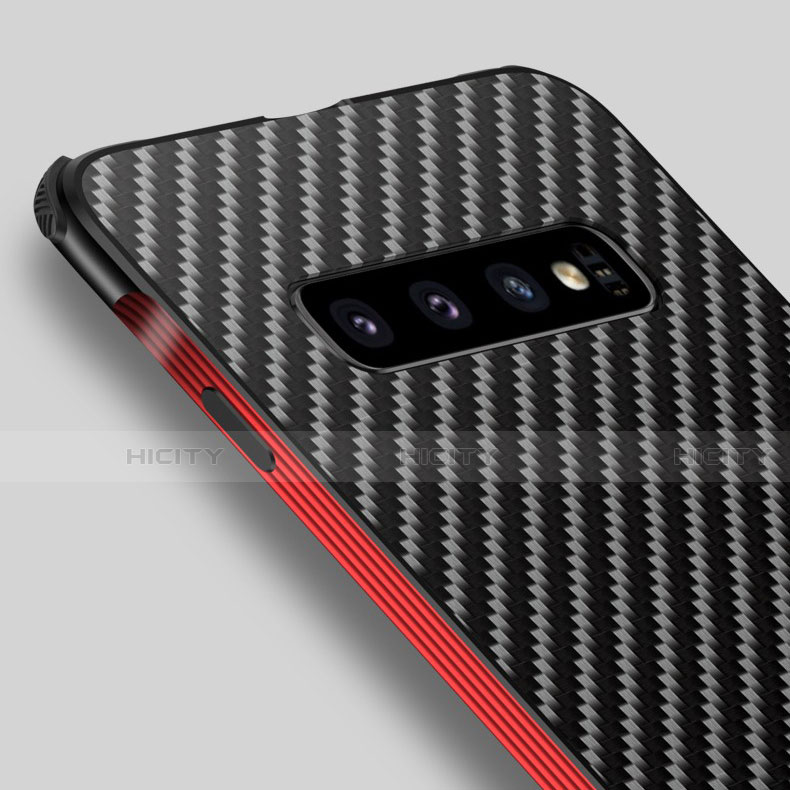 Custodia Lusso Alluminio Cover per Samsung Galaxy S10 Plus